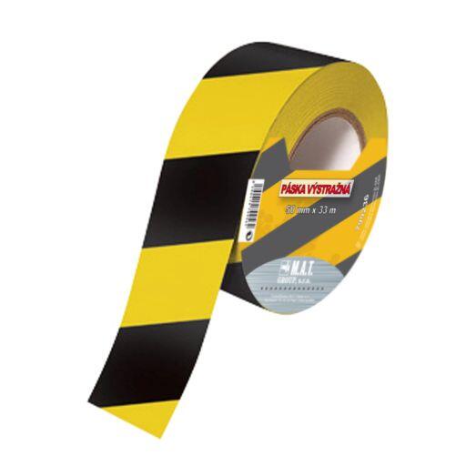 páska výstražná 75mmx500m ŽL-ČER 1.1 Kg MTA MAXMIX Sklad14 799242