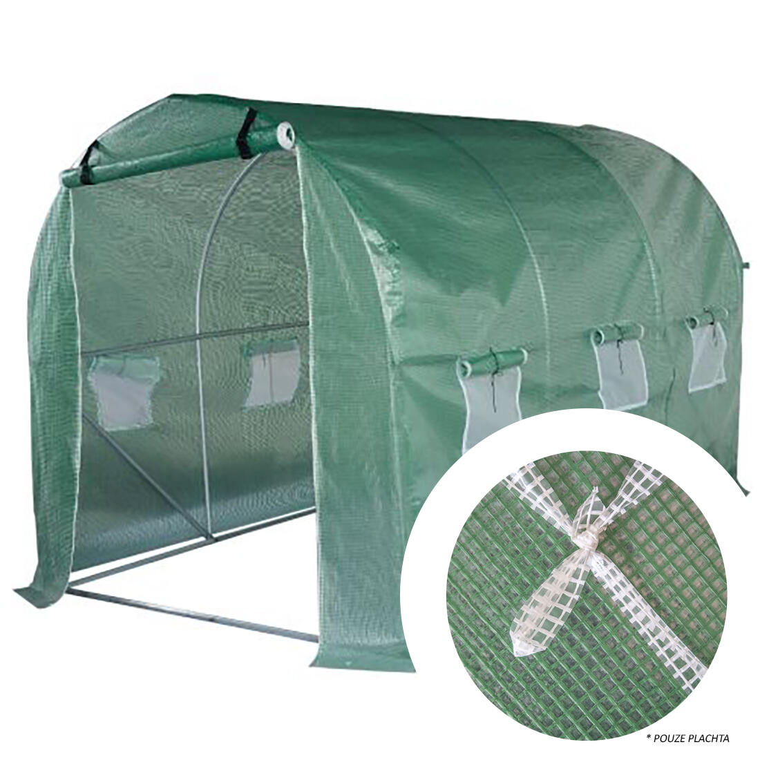 plachta XXL k fóliovníku 794130, 450x200x200cm, 9m2, 140/m2 4.5 Kg MTA MAXMIX Sklad14 794132