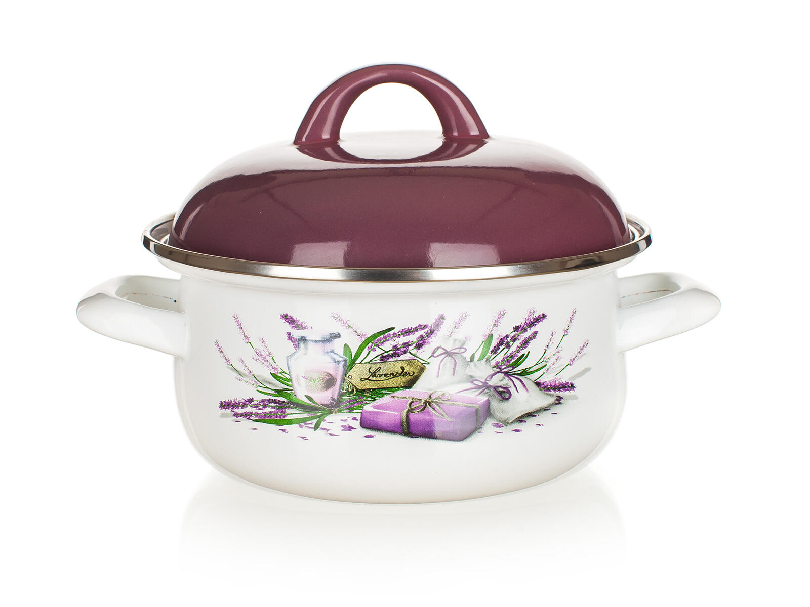kastrol LAVENDER 22cm 2,9l s poklicí 0.88 Kg MTA MAXMIX Sklad14 325797 8591022352021