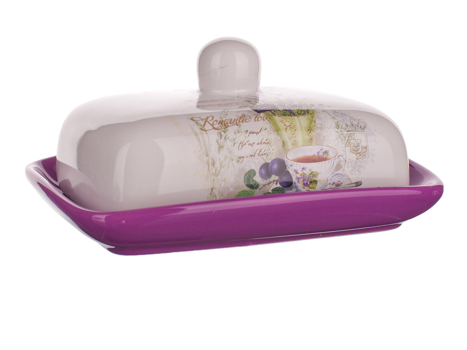 máslenka LAVENDER 17,5x13cm keramická 0.62 Kg MTA MAXMIX Sklad14 325804
