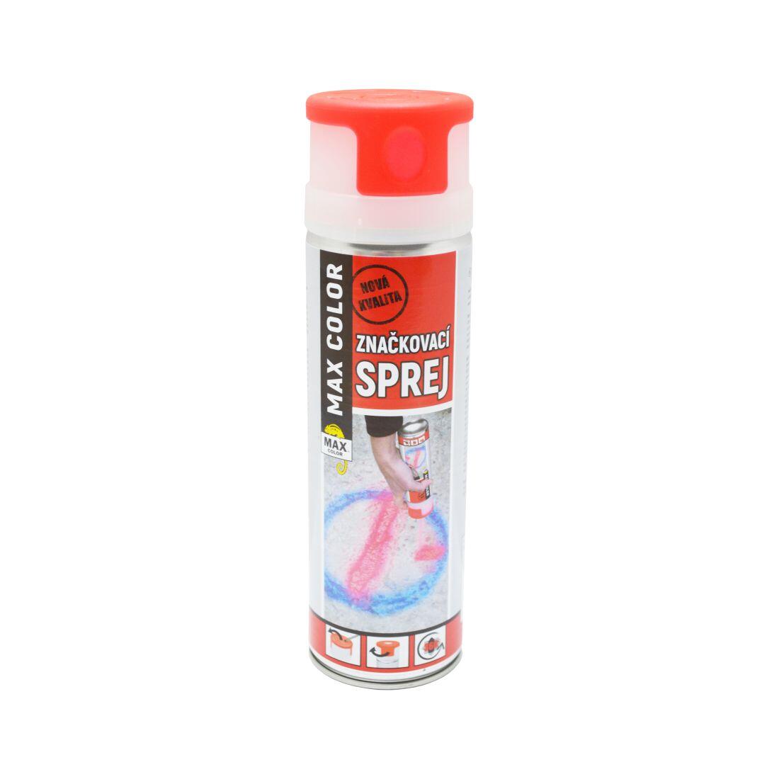 sprej značkovací MC 500ml ČRV svítivá 0.52 Kg MTA MAXMIX Sklad14 825504