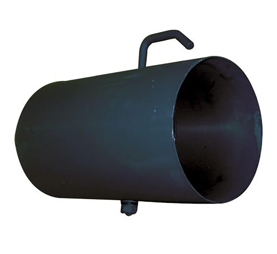 roura kouřová s klap.125mm/ 250 t.1,5mm ČER 1.7 Kg MTA MAXMIX Sklad14 654440