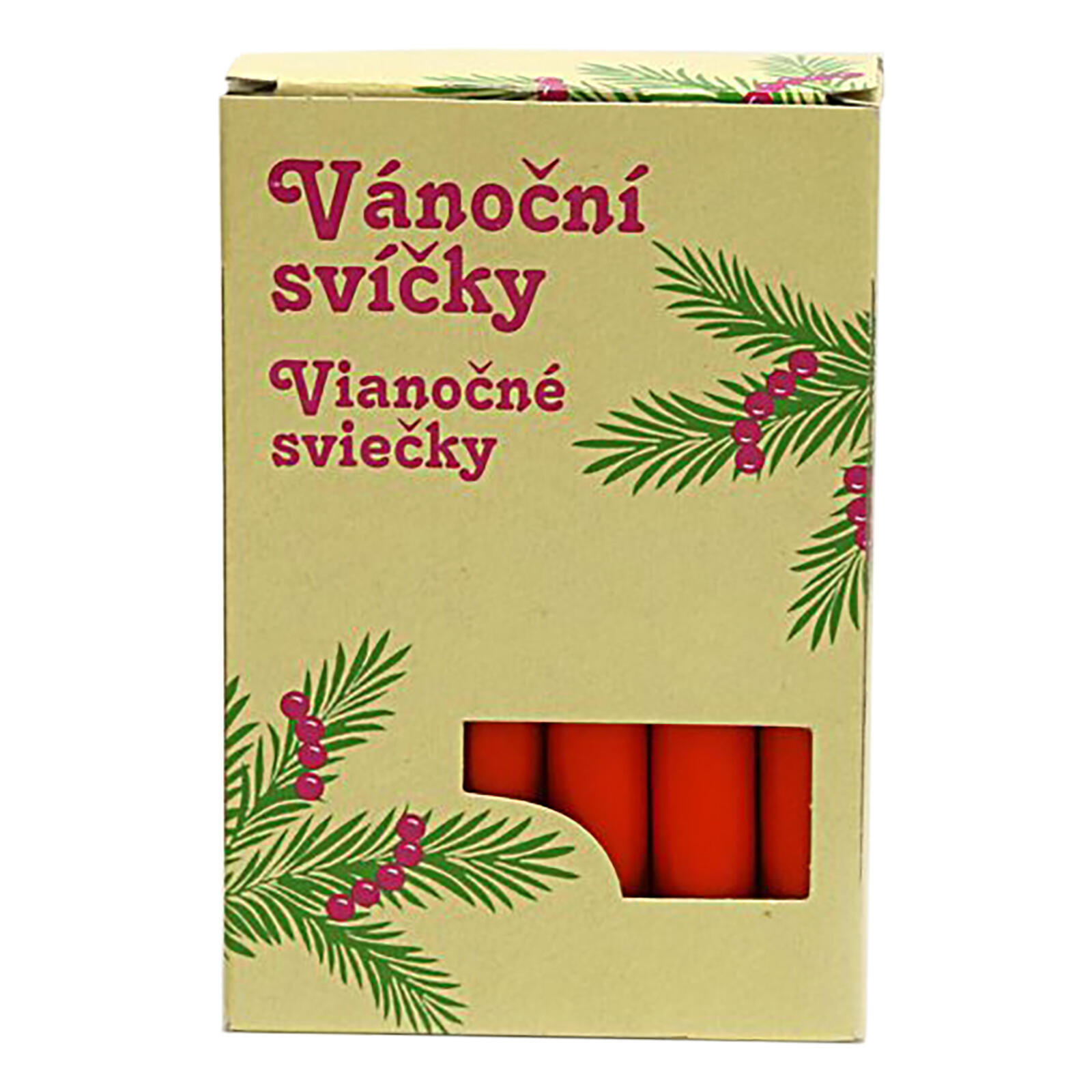svíčka stromková 1,2x10cm ČRV (12ks) 0.13 Kg MTA MAXMIX Sklad14 665573 8585003636514