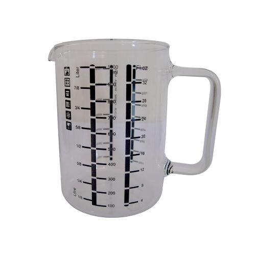 odměrka kuchyňská 1,0l skleněná vysoká 0.29 Kg MTA MAXMIX Sklad14 200531
