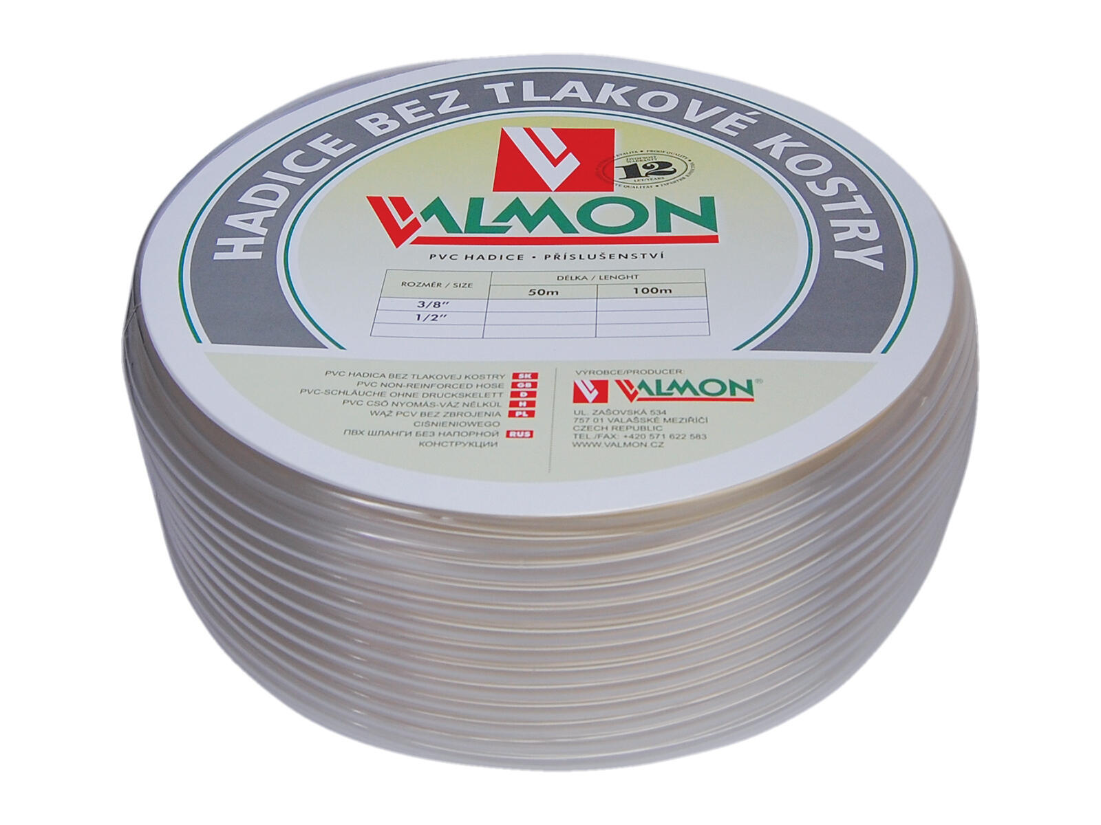 hadice vnitřní pr.  5.0mm 2002 (100m), TRA 4.2 Kg MTA MAXMIX Sklad14 486203