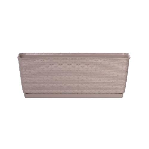 truhlík RATOLLA P 38,6x15,4x14cm BÉŽ tm. (7529U) s miskou 0.41 Kg MTA MAXMIX Sklad14 344518