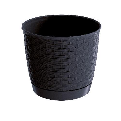 květináč RATOLLA ROUND 19 v.16,5cm,2,8l,ANTR (S433) s miskou 0.17 Kg MTA MAXMIX Sklad14 344618