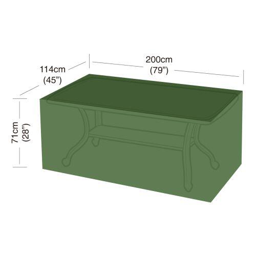 plachta krycí na obdélníkový 8místný stůl 200x114x71cm, PE 90g/m2 0.66 Kg MTA MAXMIX Sklad14 791835