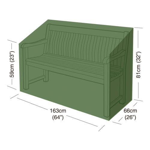 plachta krycí na zahradní lavičku 163x66x81cm, PE 90g/m2 0.45 Kg MTA MAXMIX Sklad14 791849