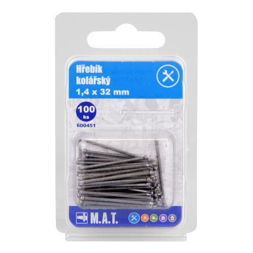 hřebík kolářský 32x1,4mm (100ks) 0.05 Kg MTA MAXMIX Sklad14 600451