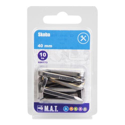skoba 40mm lesk              (10ks) 0.06 Kg MTA MAXMIX Sklad14 600773