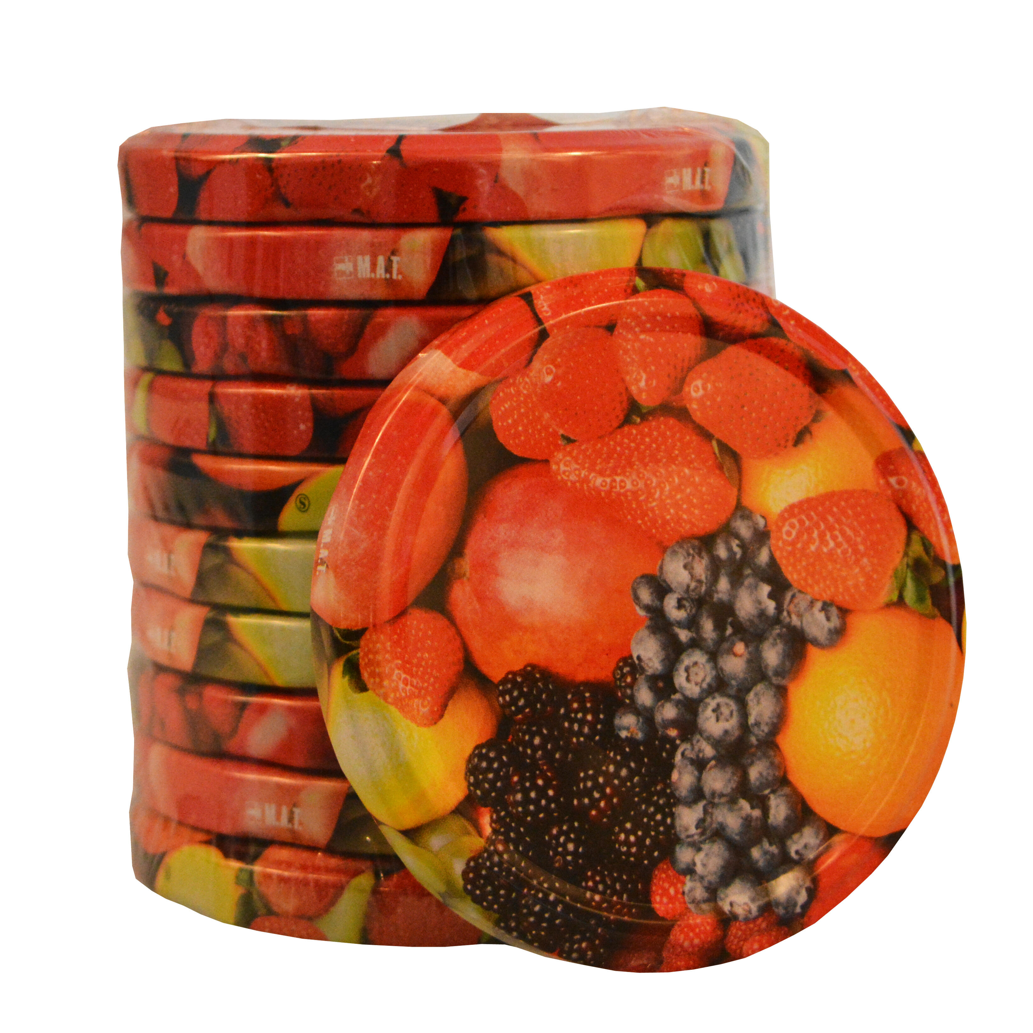 víčko TWIST  82 dekor OVOCE (10ks) 0.13 Kg MTA MAXMIX Sklad14 736101