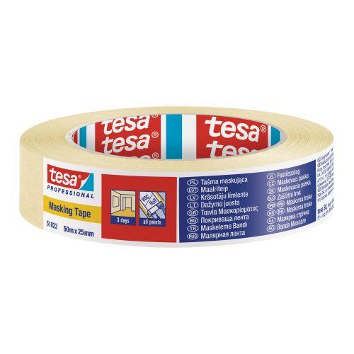 páska krepová 25mmx50m ŽL TESA 0.11 Kg MTA MAXMIX Sklad14 499265