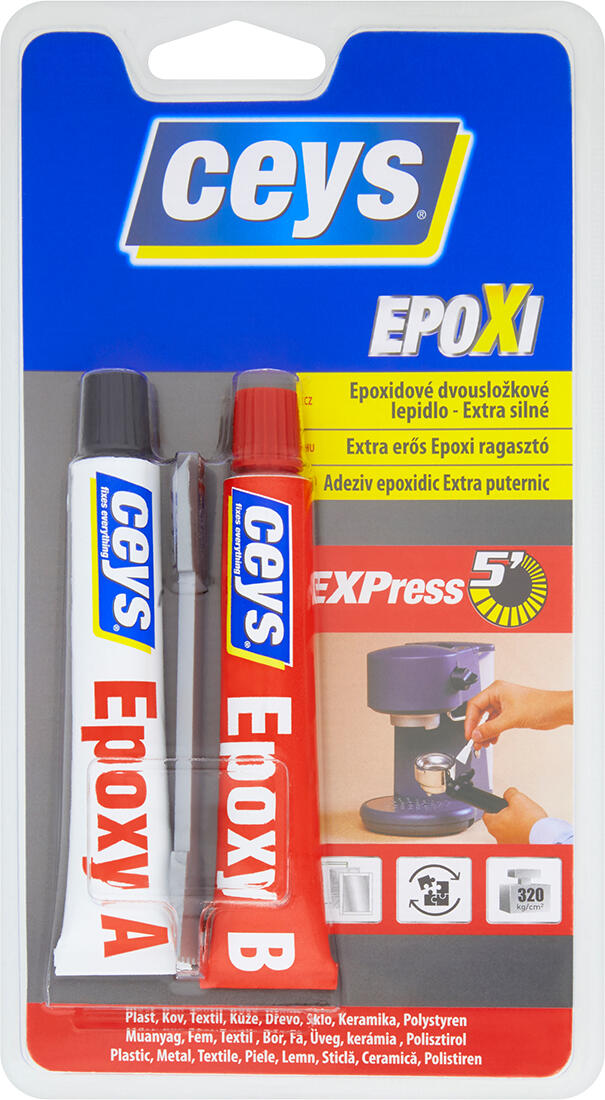 lepidlo epoxidové 30ml, 5min. EPOXICEYS tuba 0.06 Kg MTA MAXMIX Sklad14 505031