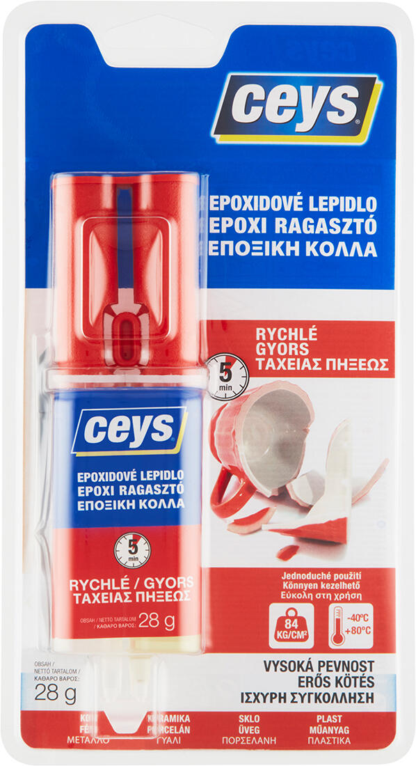 lepidlo epoxidové 28g, 5min. EPOXICEYS 0.07 Kg MTA MAXMIX Sklad14 505041