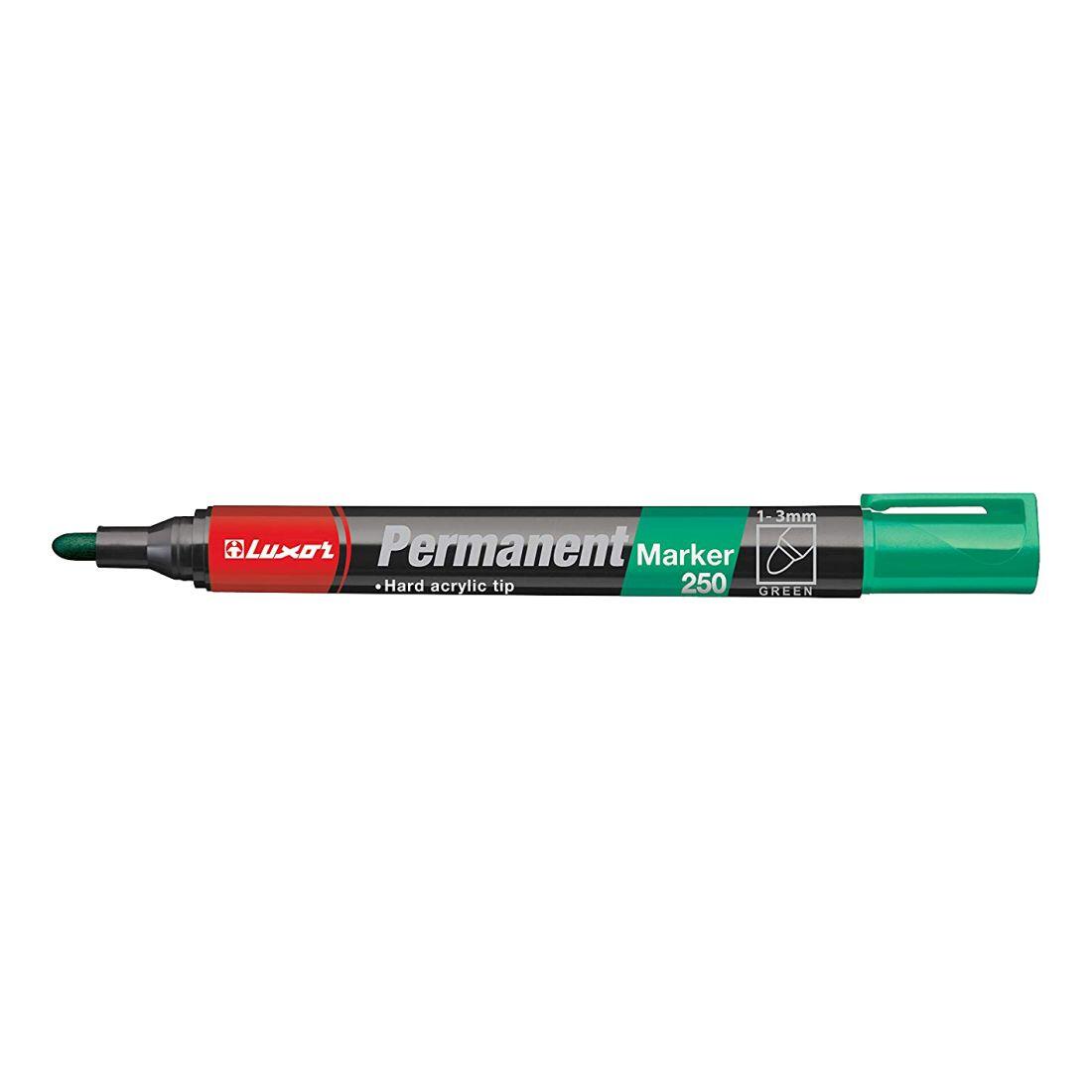 popisovač LUXOR permanent.250 ZE kulatý hrot 2-3mm 0.01 Kg MTA MAXMIX Sklad14 310457