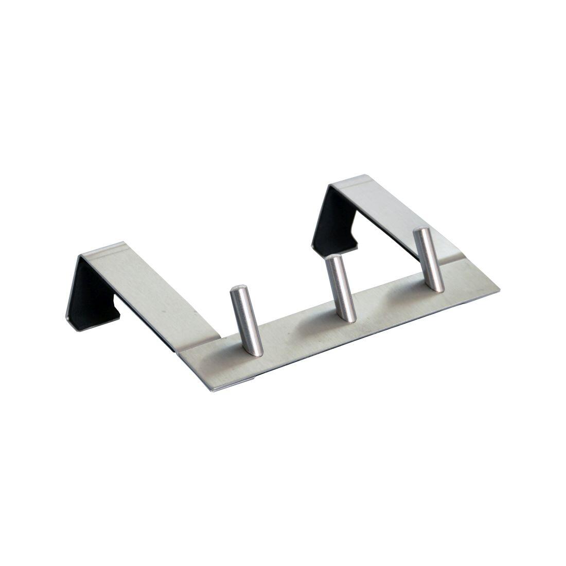věšák na dveře 3 háčky 21,5x12x7cm nerez 0.26 Kg MTA MAXMIX Sklad14 399862