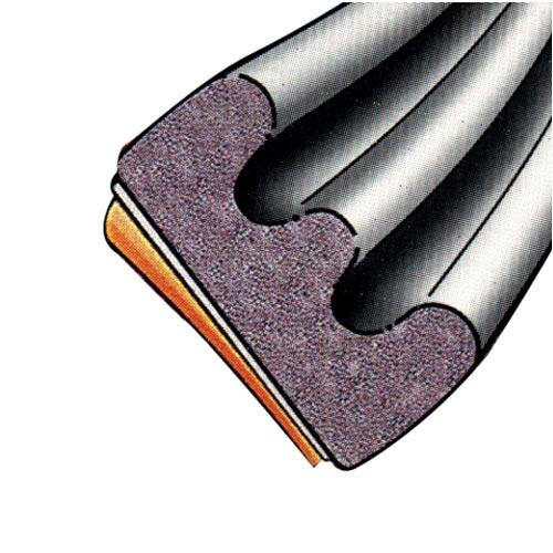 těsnění okenní EPDM K 9x4mm BÍ  (100m)  TRELLEBORG 0.9 Kg MTA MAXMIX Sklad14 512241