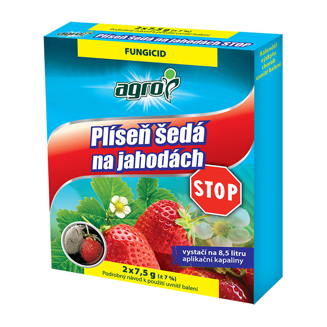 STOP plíseň šedá na jahodách 2x7,5g 0.02 Kg MTA MAXMIX Sklad14 912604