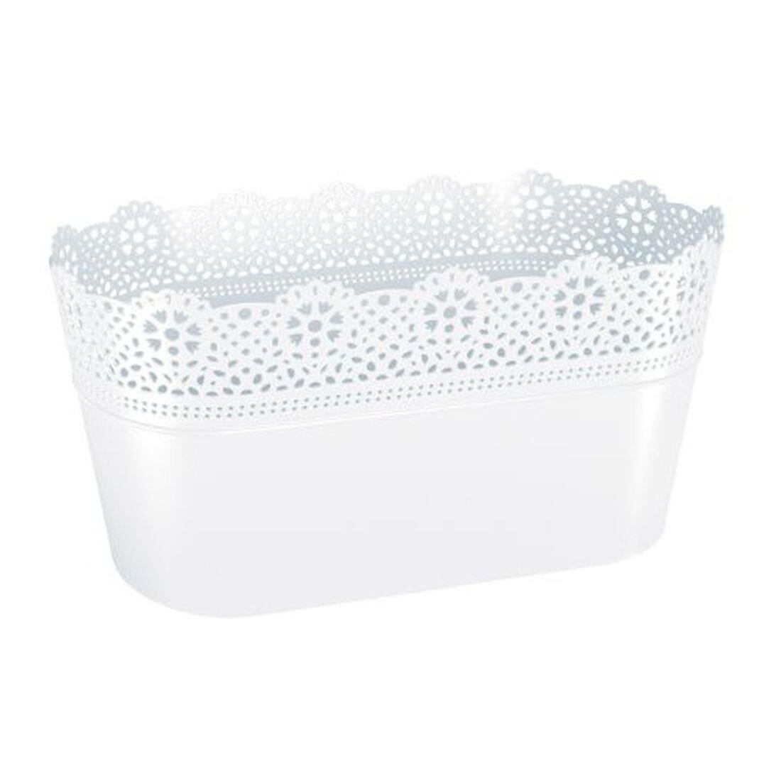 truhlík LACE 28,5x13,5x15,5cm BÍ (S449) 0.16 Kg MTA MAXMIX Sklad14 344822