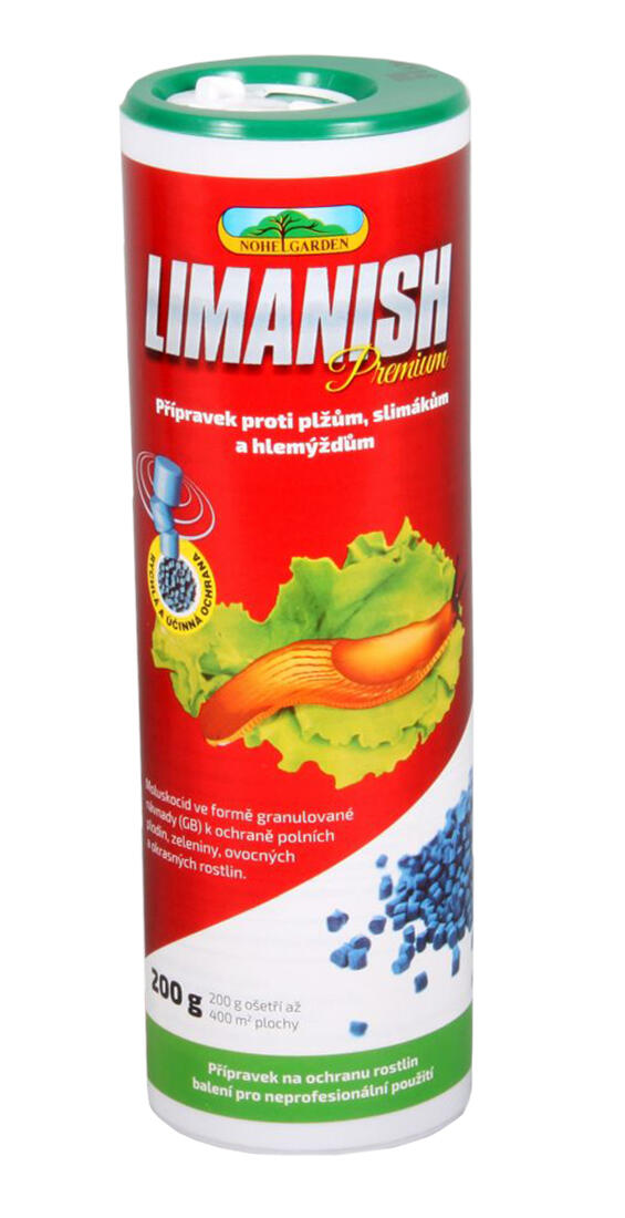 přípravek proti slimákům LIMANISH PREMIUM 200g 0.2 Kg MTA MAXMIX Sklad14 919477