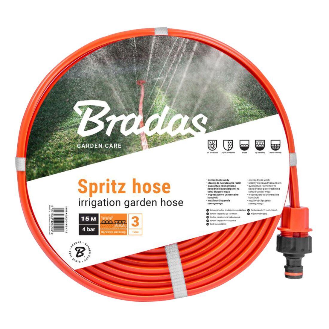 hadice rozstřik.plochá SPRITZ 1/2" 15m + spojky 1.2 Kg MTA MAXMIX Sklad14 715792