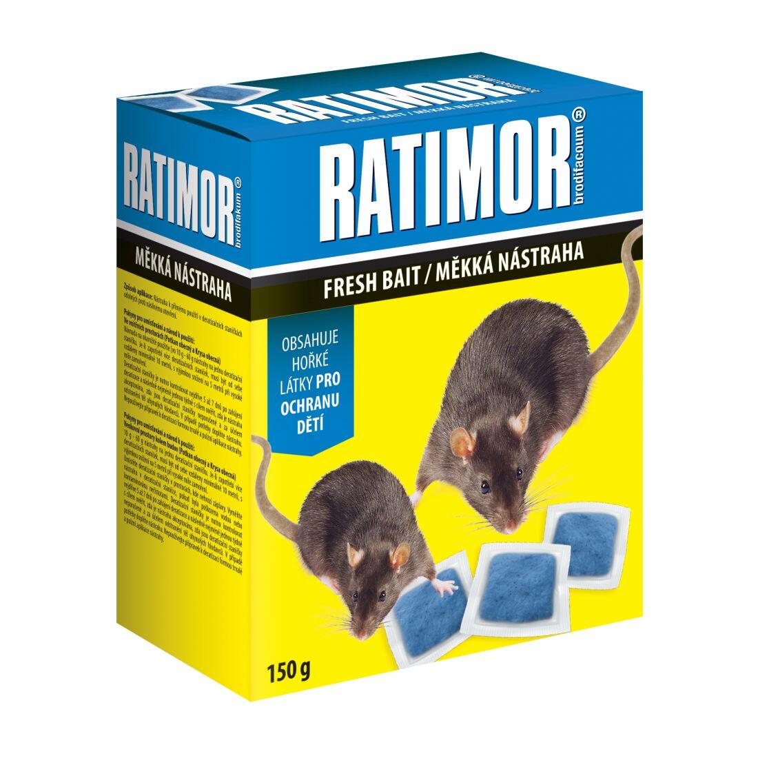 jed RATIMOR BRODIFACOUM měkká nástraha 150g 0.15 Kg MTA MAXMIX Sklad14 910644