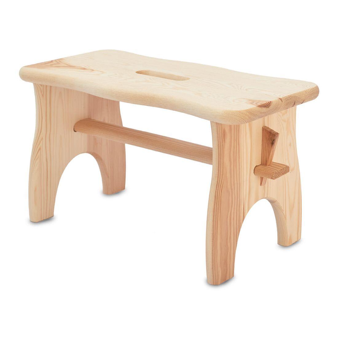 stolička 38x19x21cm, nosnost 100kg dřev.borovice 1.2 Kg MTA MAXMIX Sklad14 716050
