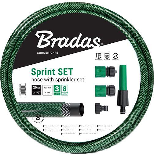 hadice SPRINT 1/2" (20m), neprůhledná ZE + příslušenství 1.6 Kg MTA MAXMIX Sklad14 715775