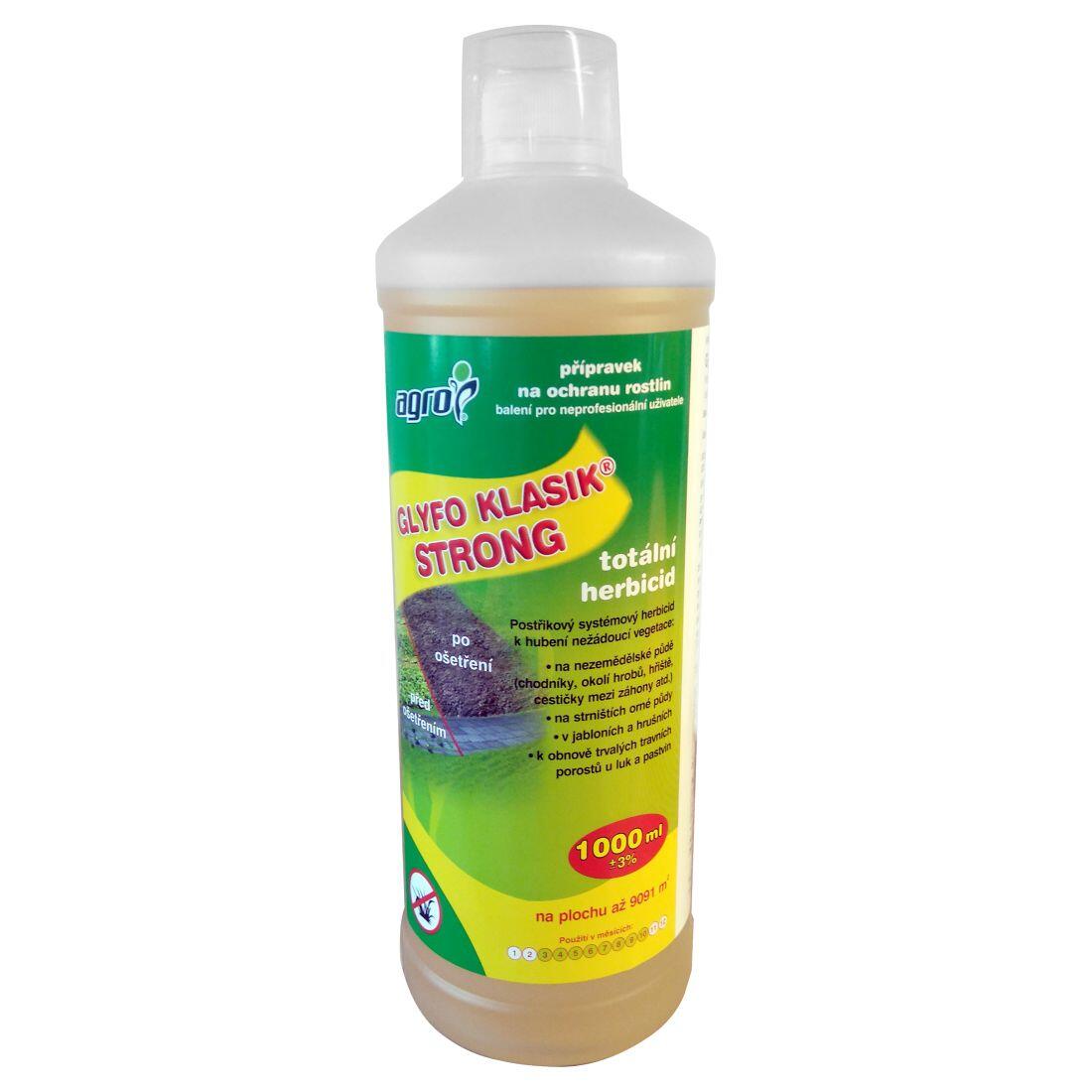 AGRO GLYFO Klasik Strong total.herbicid 1000ml 1.19 Kg MTA MAXMIX Sklad14 912624