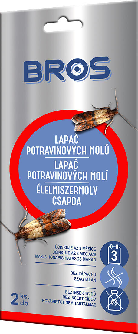 lapač potravinových molů (2ks) BROS 0.04 Kg MTA MAXMIX Sklad14 919536