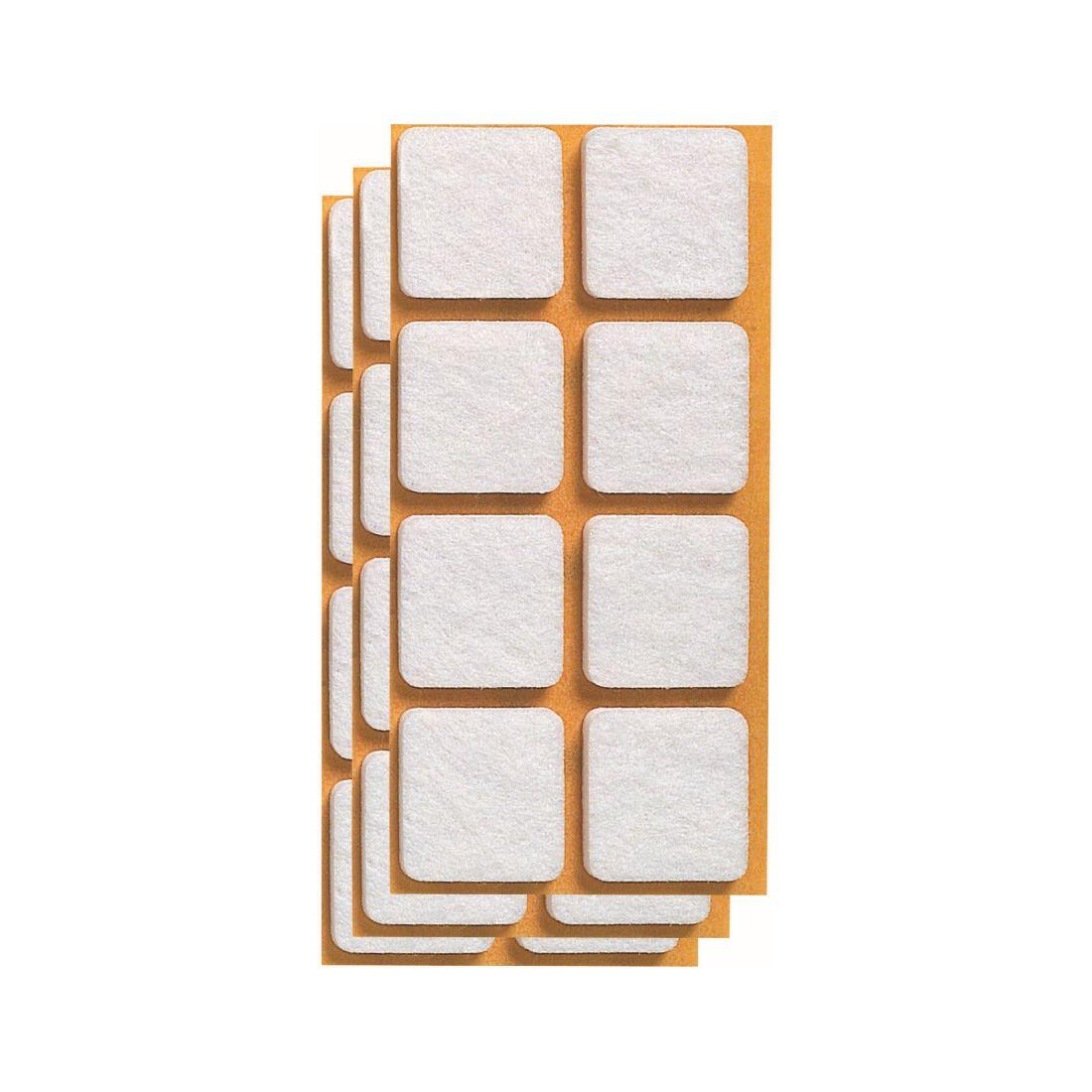 ochrana podlah filcová 20x20mm BÍ (24ks) 0.01 Kg MTA MAXMIX Sklad14 581564