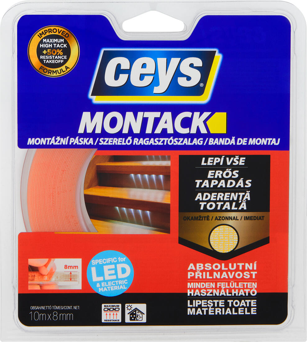 páska oboustr.  8mmx10m montážní MONTACKCEYS 0.07 Kg MTA MAXMIX Sklad14 505462