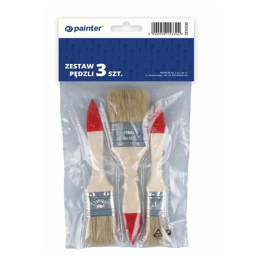 štětec natírací plochý sada 3díl.(1/2", 1", 2") 0.07 Kg MTA MAXMIX Sklad14 716512 5900950153304