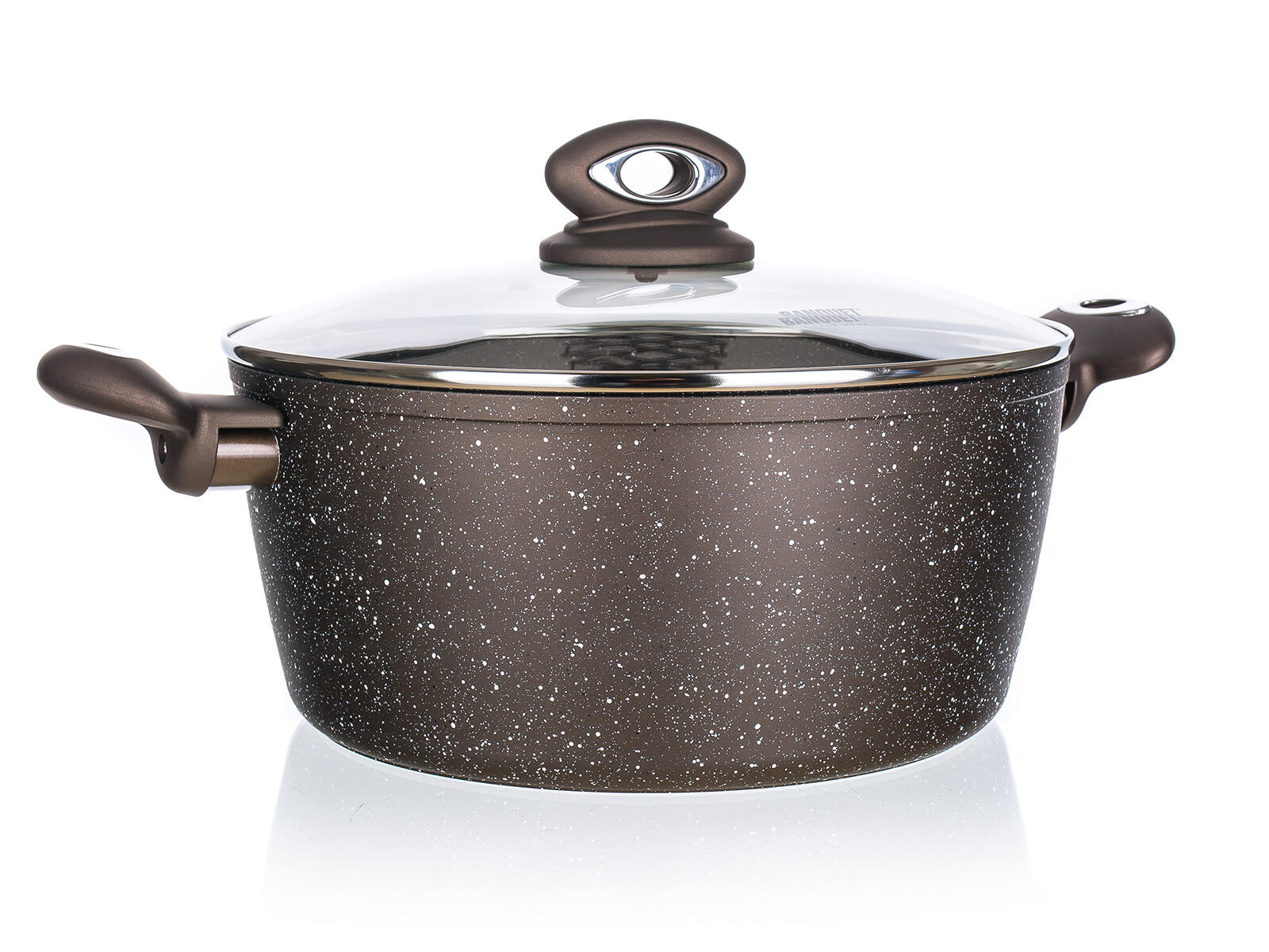 hrnec 24x10,5cm 4,3l nepřiln.povrch PREMIUM Dark Brown