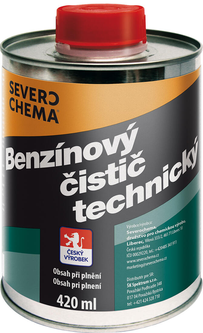 čistič benzínový technický 420ml 0.32 Kg MTA MAXMIX Sklad14 667123