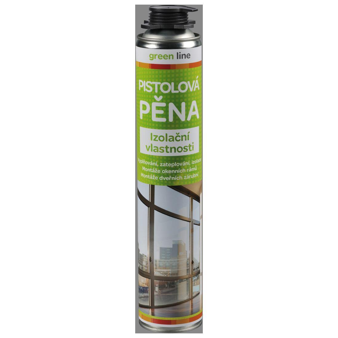 pěna montážní 750ml pistolová GREEN LINE 0.87 Kg MTA MAXMIX Sklad14 442245