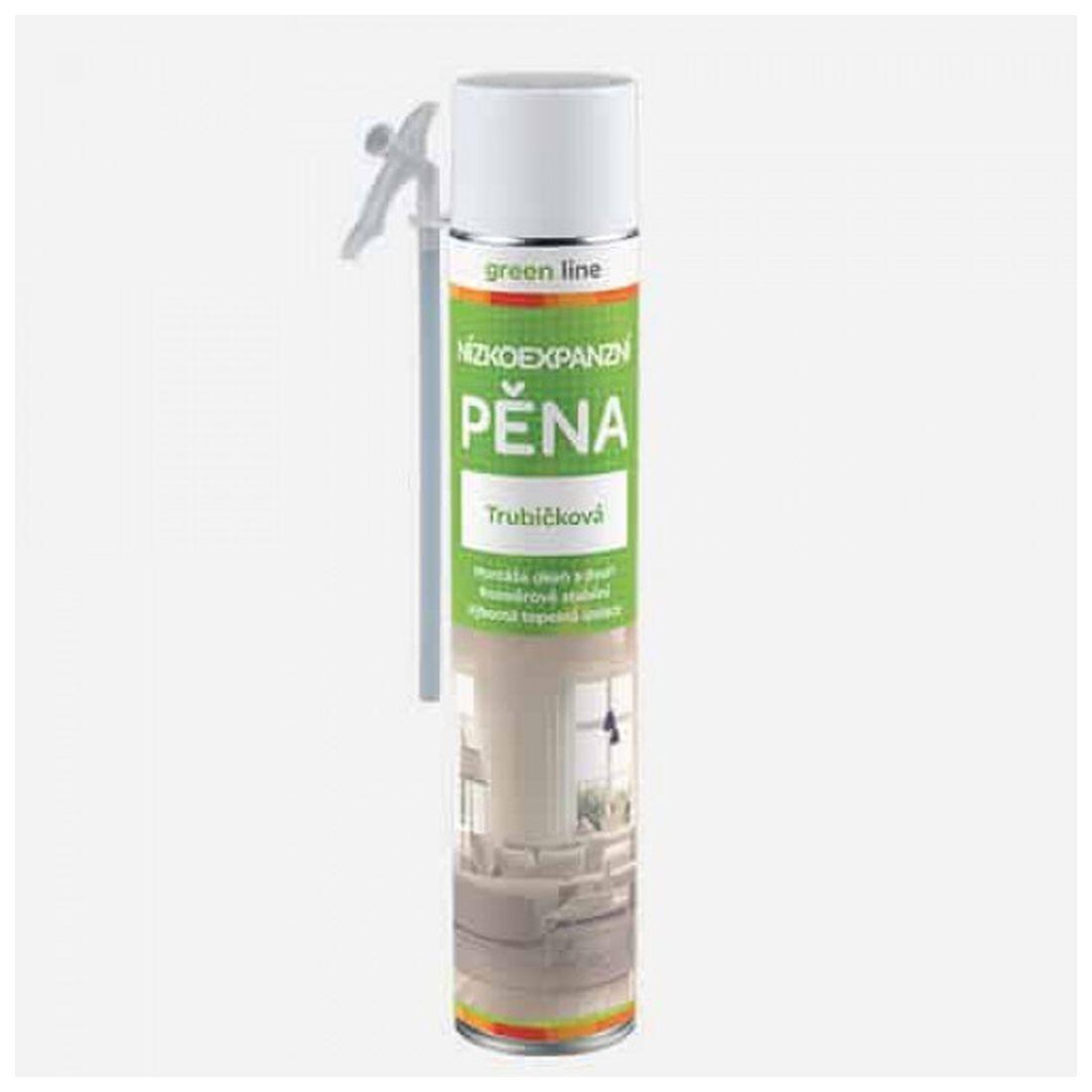 pěna montážní 750ml nízkoexpanzní trubičková GREEN LINE 0.89 Kg MTA MAXMIX Sklad14 442276