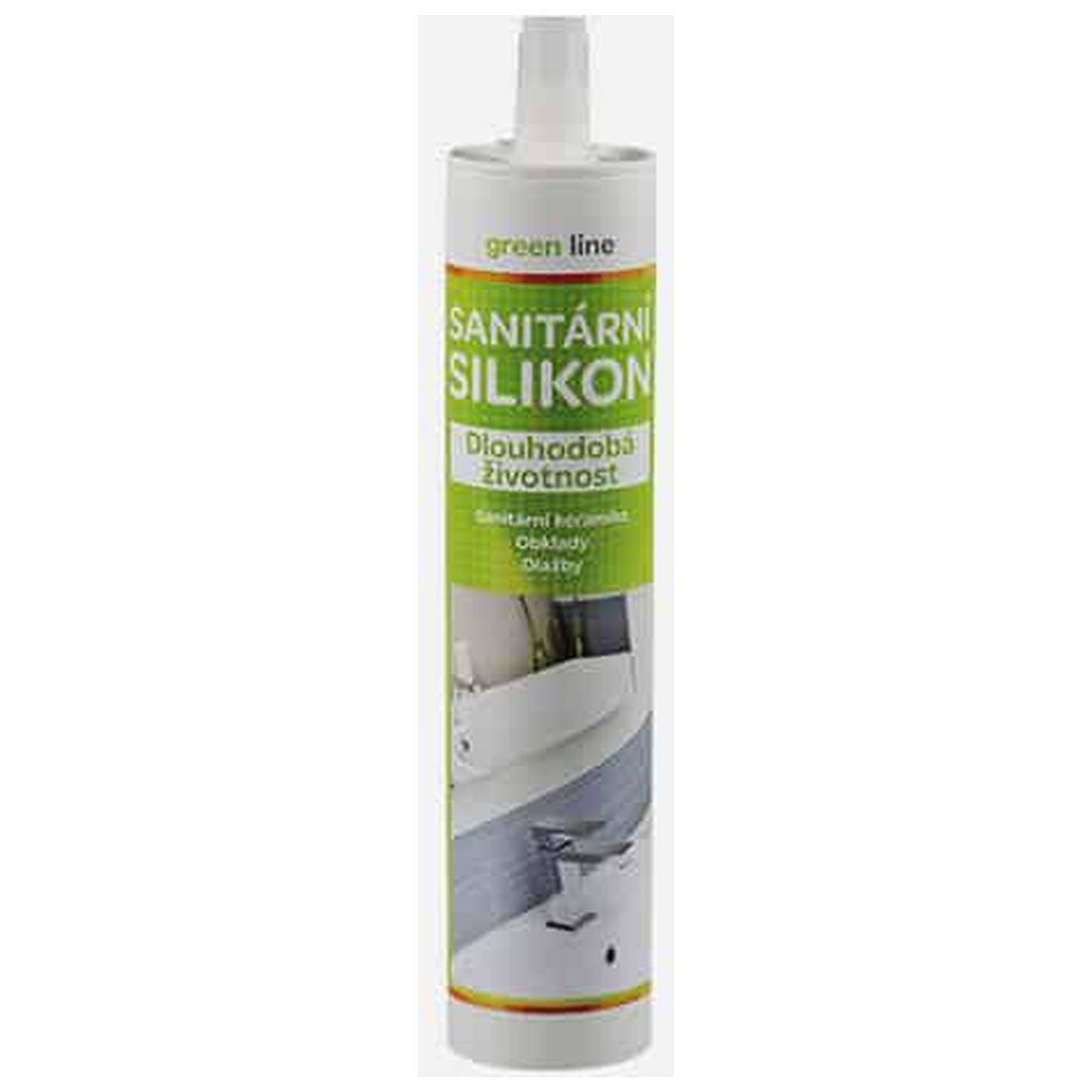 silikon sanitární 280ml BÍ GREEN LINE 0.33 Kg MTA MAXMIX Sklad14 442411