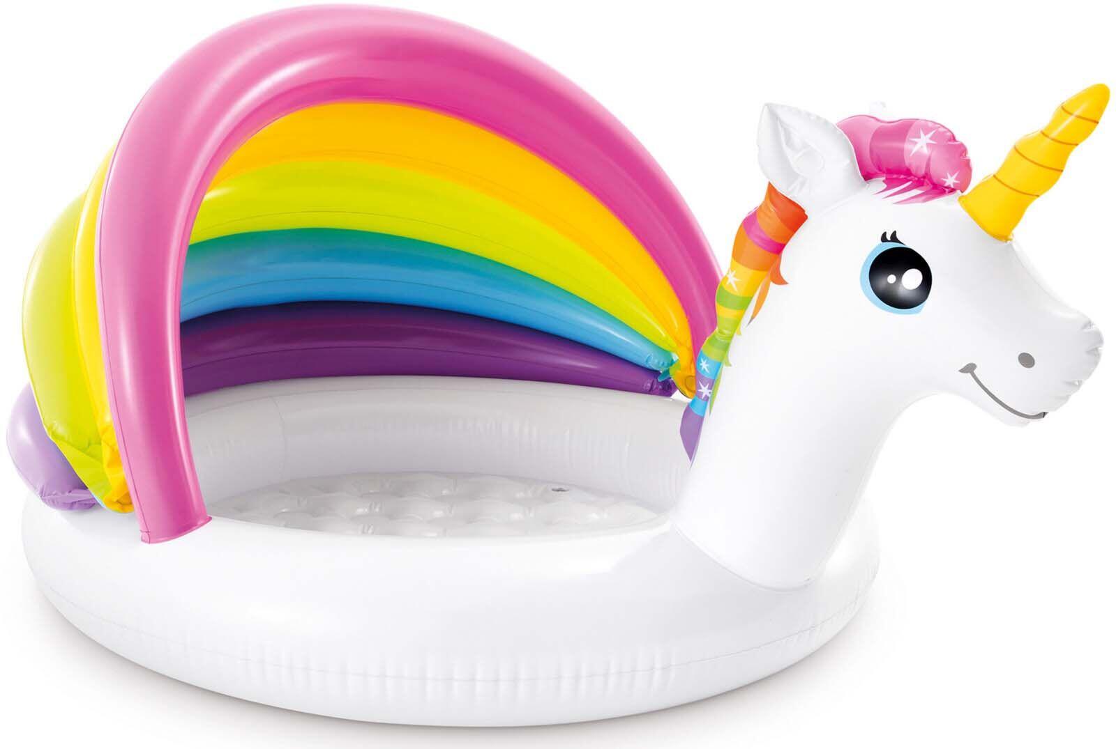 bazén nafukovací dětský UNICORN pr.127cm, se stříškou 1.46 Kg MTA MAXMIX Sklad14 386177