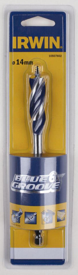 vrták do dřeva BLUE GROOVE 6,0x14mm  IRWIN 0.09 Kg MTA MAXMIX Sklad14 671950