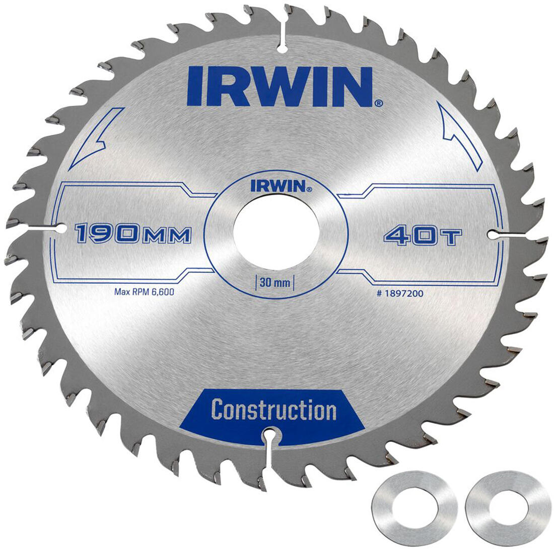 kotouč pil. SK 190x2,5x30/20/16 z40 IRWIN 0.37 Kg MTA MAXMIX Sklad14 471981