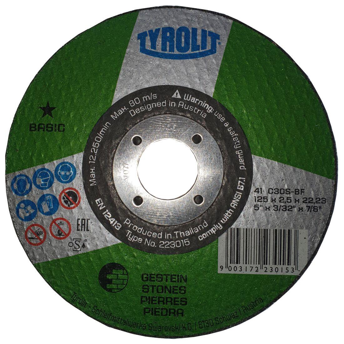 kotouč řez.na litinu,kámen 125x2,5x22,2mm 0.14 Kg MTA MAXMIX Sklad14 548805