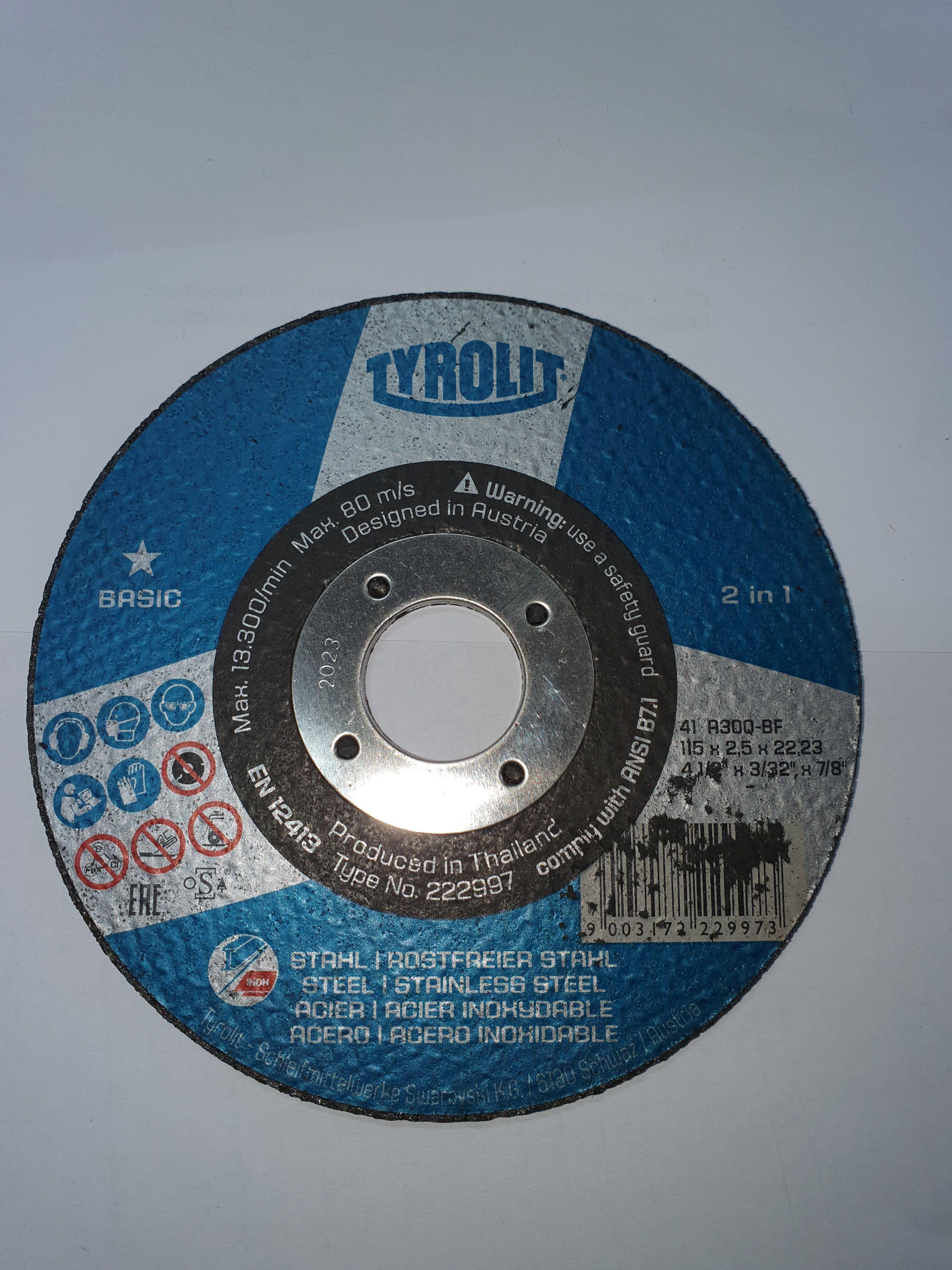 kotouč řez.na ocel 115x2,5x22,2mm 0.1 Kg MTA MAXMIX Sklad14 548811 8590387002633