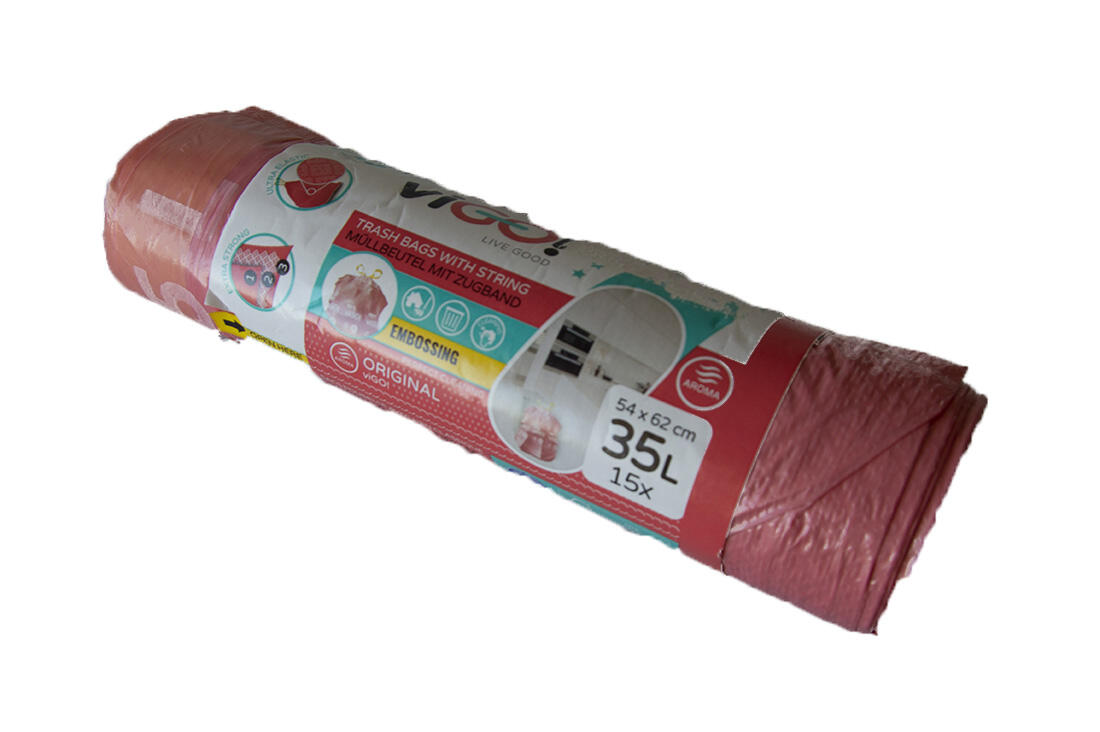 pytle na odpadky zatah. 35l (15ks) 54x62cm 4 SEASONS aroma MALINY 0.28 Kg MTA MAXMIX Sklad14 281565