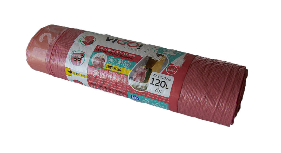 pytle na odpadky zatah.120l (8ks) 70x110cm 4 SEASONS aroma MALINY 0.46 Kg MTA MAXMIX Sklad14 281567