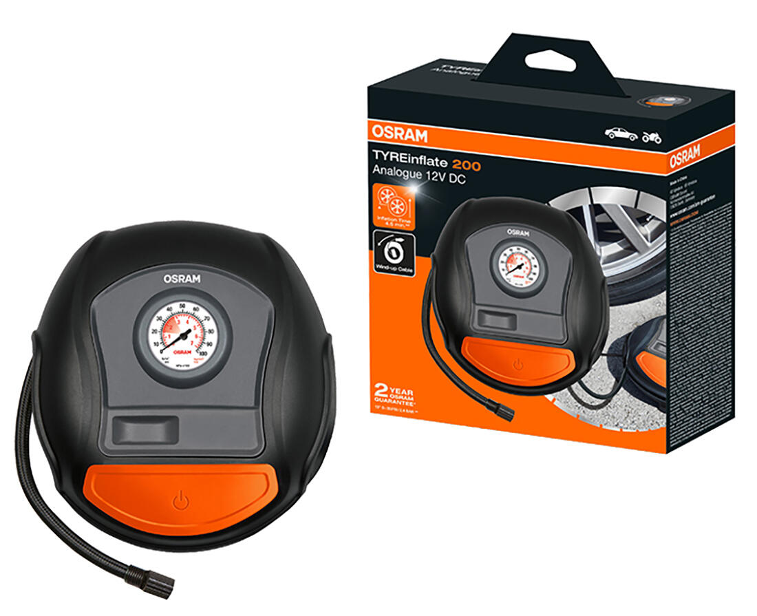 kompresor analogový OSRAM - TYREinflate 200 0.69 Kg MTA MAXMIX Sklad14 269251