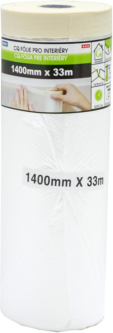 páska krycí interiérová 140cmx33m samolepicí se zakrývací folií 0.38 Kg MTA MAXMIX Sklad14 825587