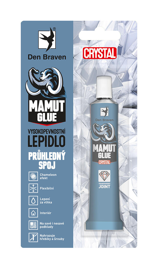 lepidlo MAMUT GLUE  25ml CRYSTAL TRA 0.03 Kg MTA MAXMIX Sklad14 442016
