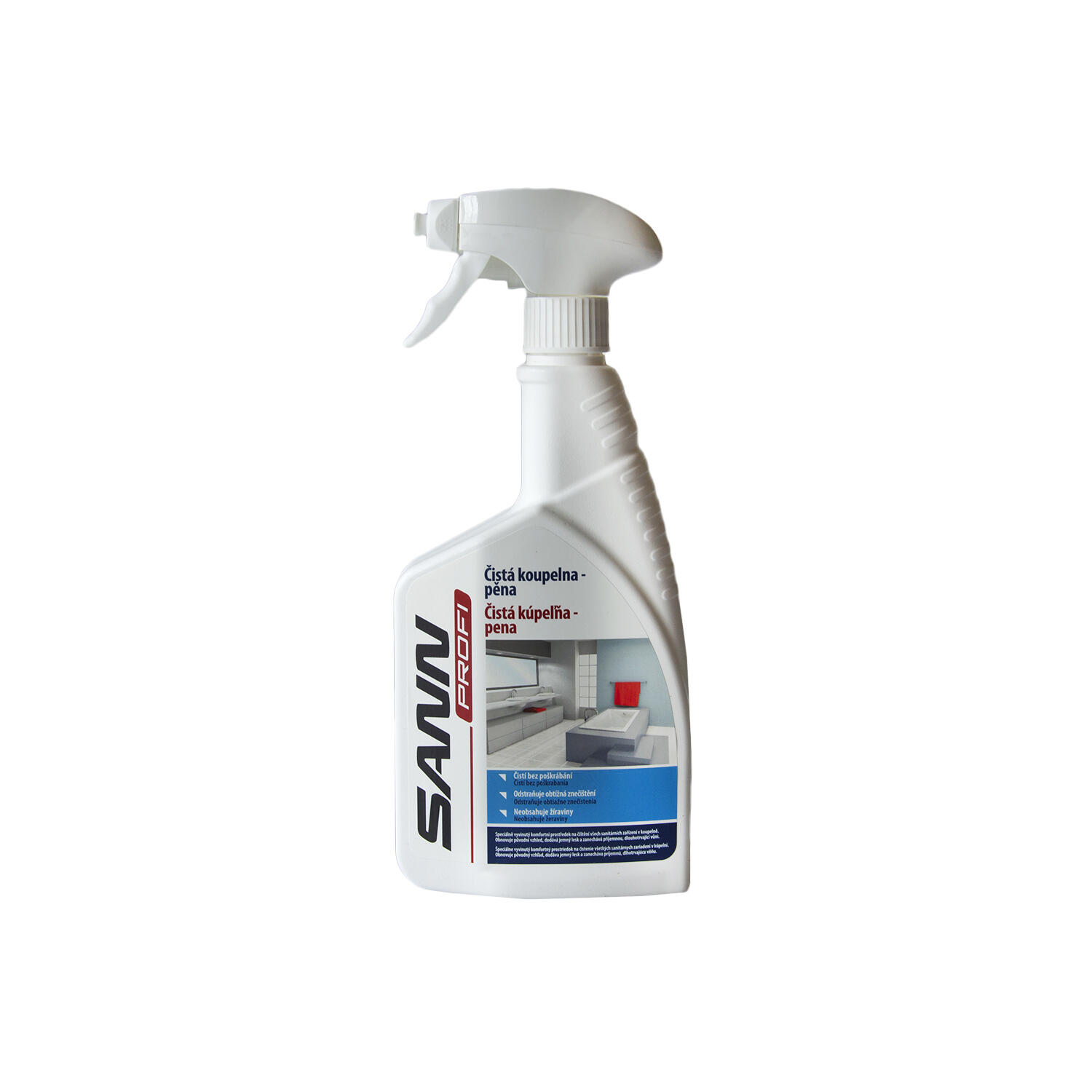 čistič SANN PROFI Čistá koupelna 500ml pěna 0.5 Kg MTA MAXMIX Sklad14 424197
